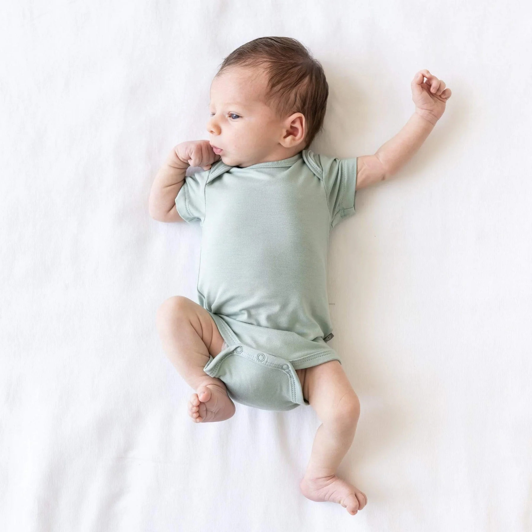 Short Sleeve Bodysuit - Sage by Kyte Baby - Image 3