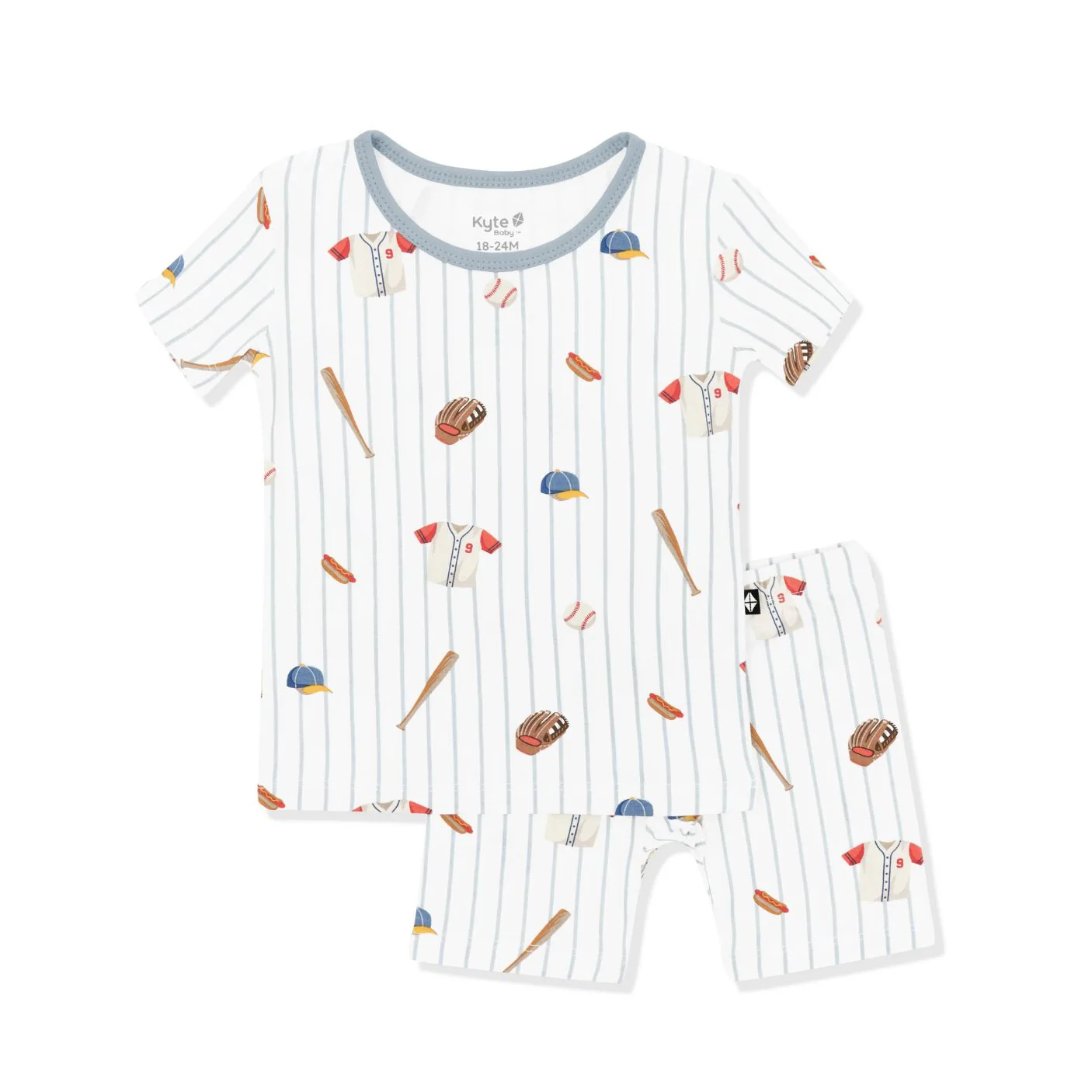Short Sleeve Pajama Set - Home Run by Kyte Baby
