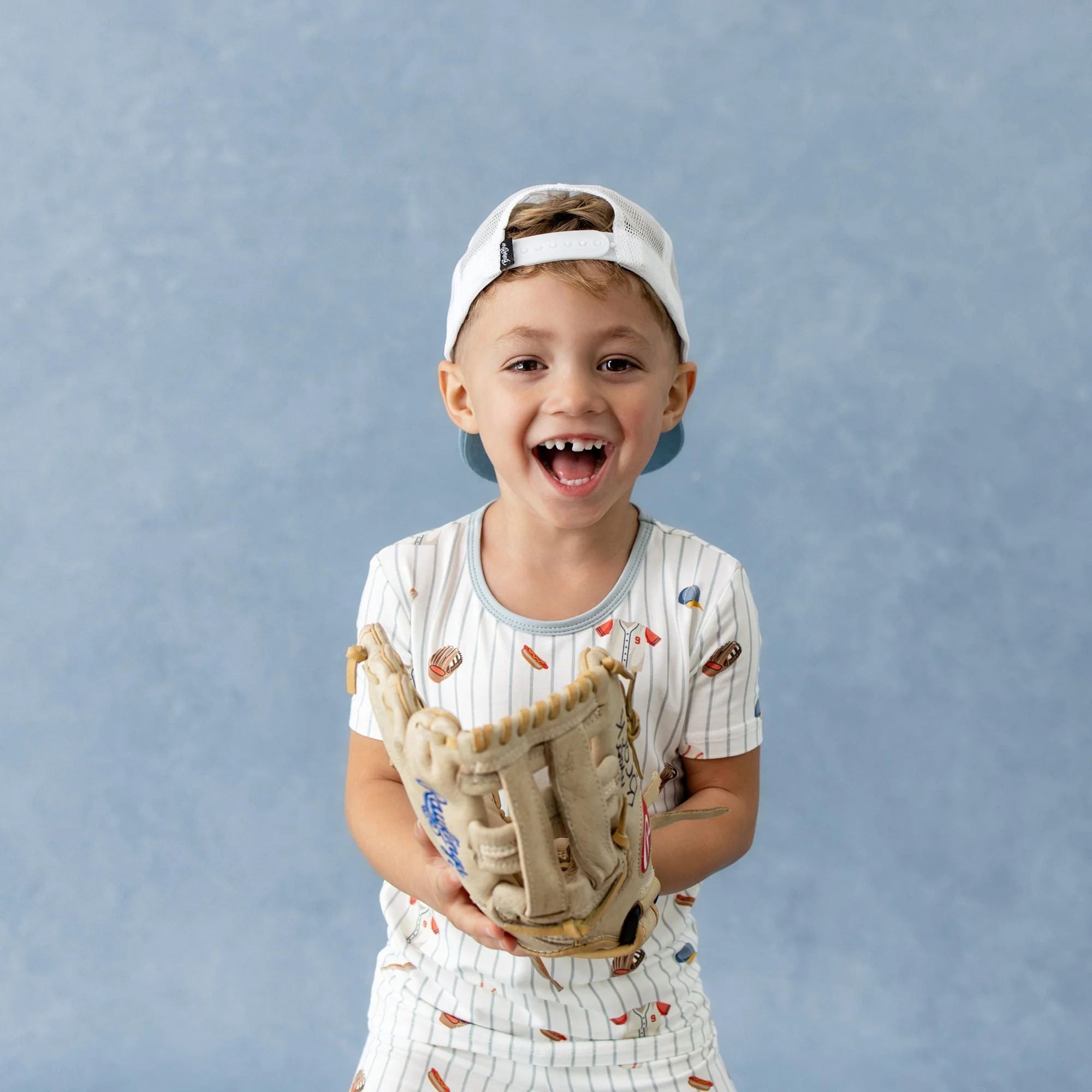 Short Sleeve Pajama Set - Home Run by Kyte Baby - Image 3