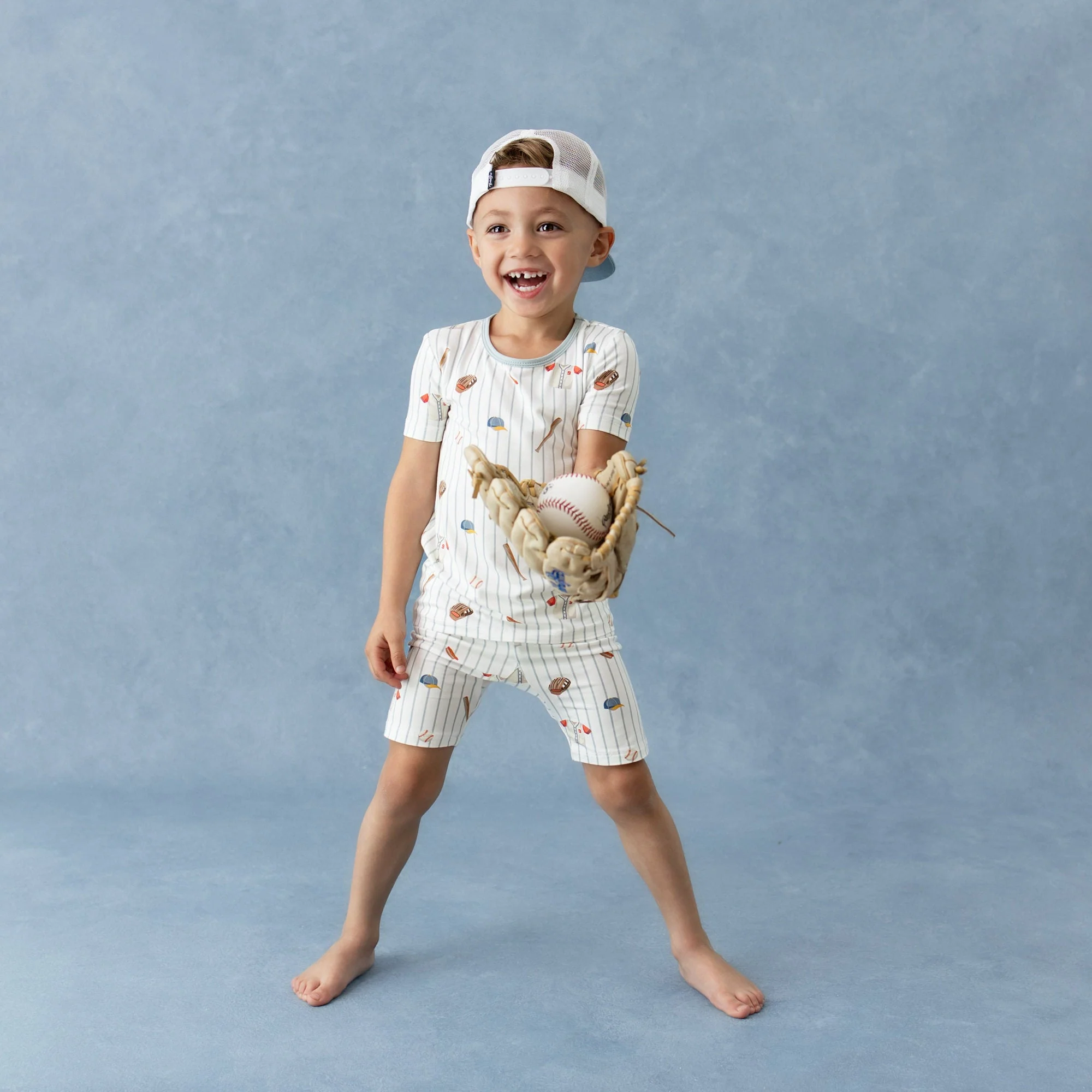 Short Sleeve Pajama Set - Home Run by Kyte Baby - Image 5
