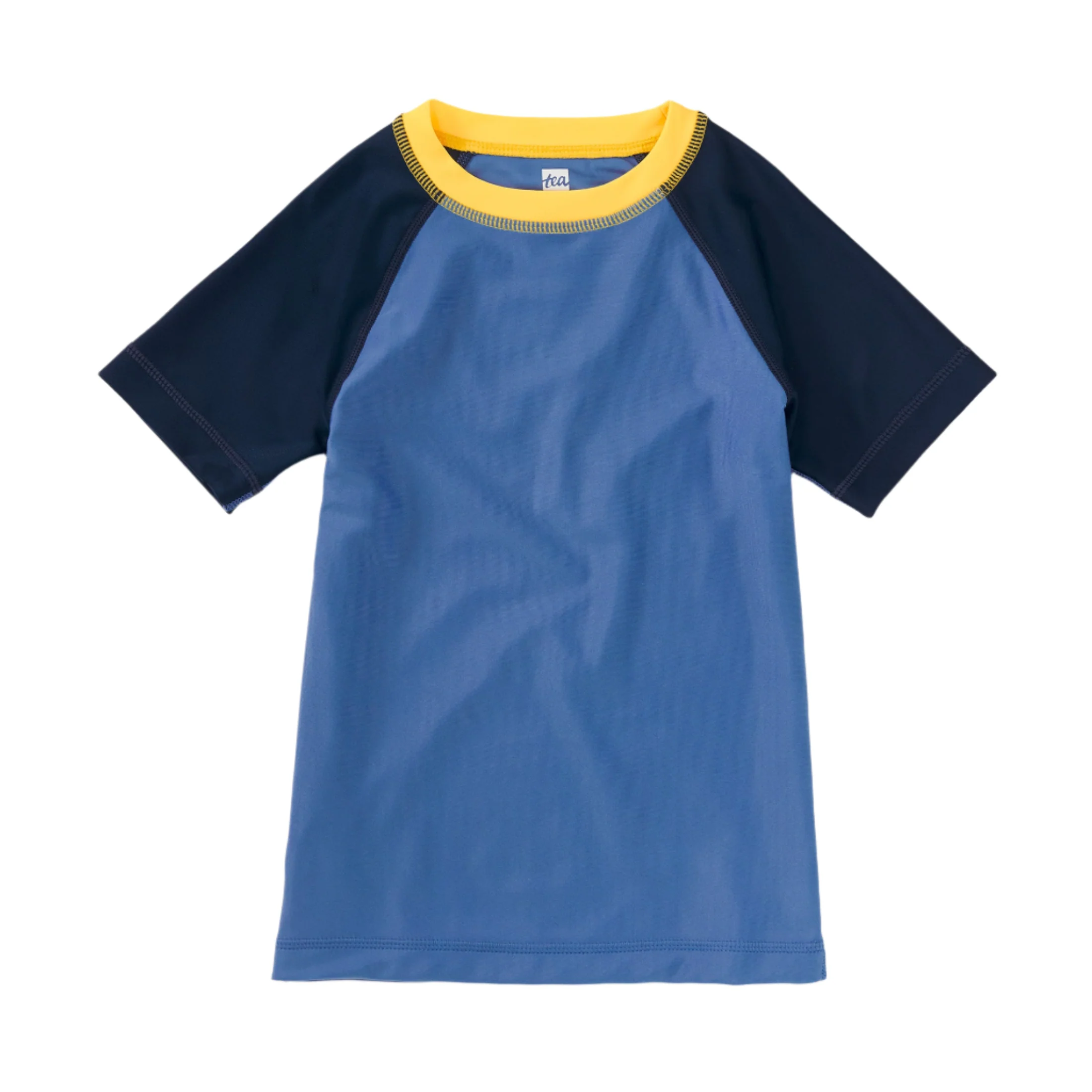 Short Sleeve Rash Guard - Blue Yarrow by Tea Collection - FINAL SALE