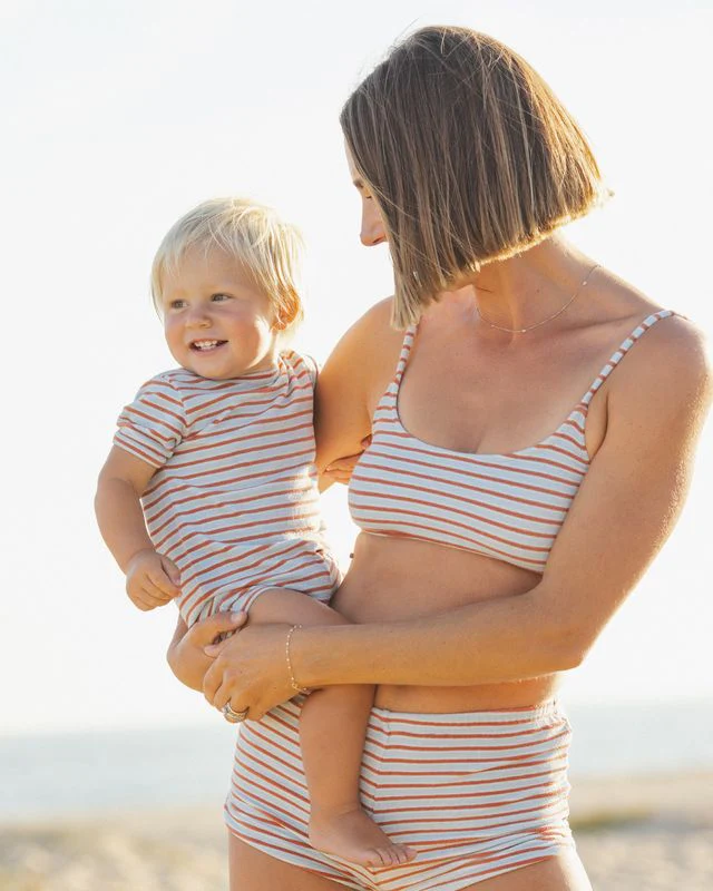 Shorty One-Piece - Americana Stripe by Rylee + Cru - Image 2