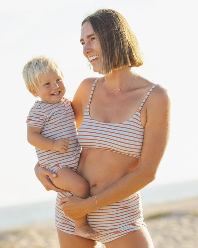 Shorty One-Piece - Americana Stripe by Rylee + Cru - Image 3