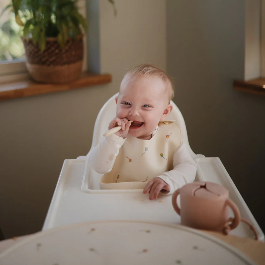 Silicone Baby Bib - Kites by Mushie & Co - Image 3