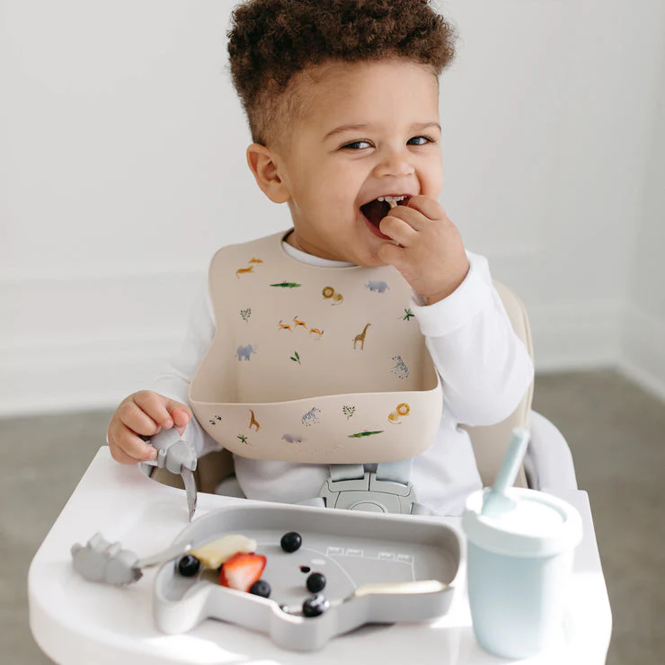 Silicone Bib - Safari by Loulou Lollipop - Image 3