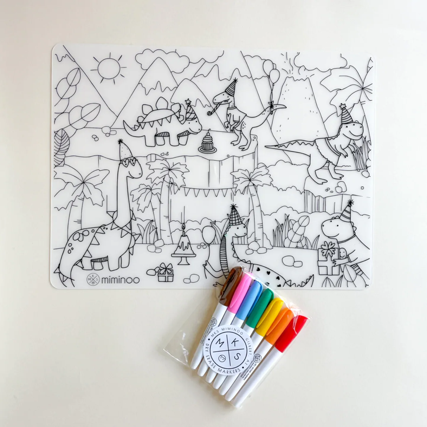 Silicone Reusable Coloring Tablemat by Miminoo - Image 13