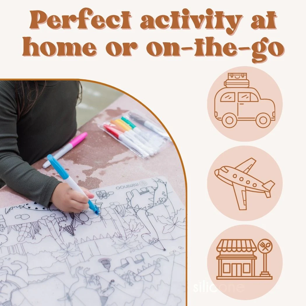 Silicone Reusable Coloring Tablemat by Miminoo - Image 22
