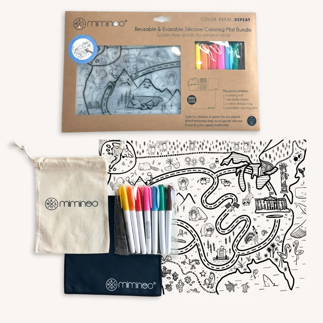 Silicone Reusable Coloring Tablemat by Miminoo - Image 25