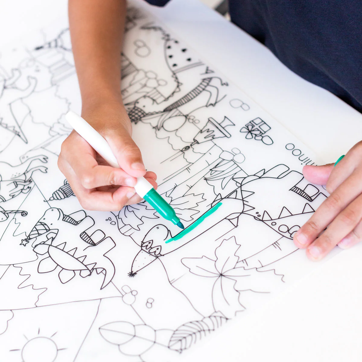 Silicone Reusable Coloring Tablemat by Miminoo - Image 50