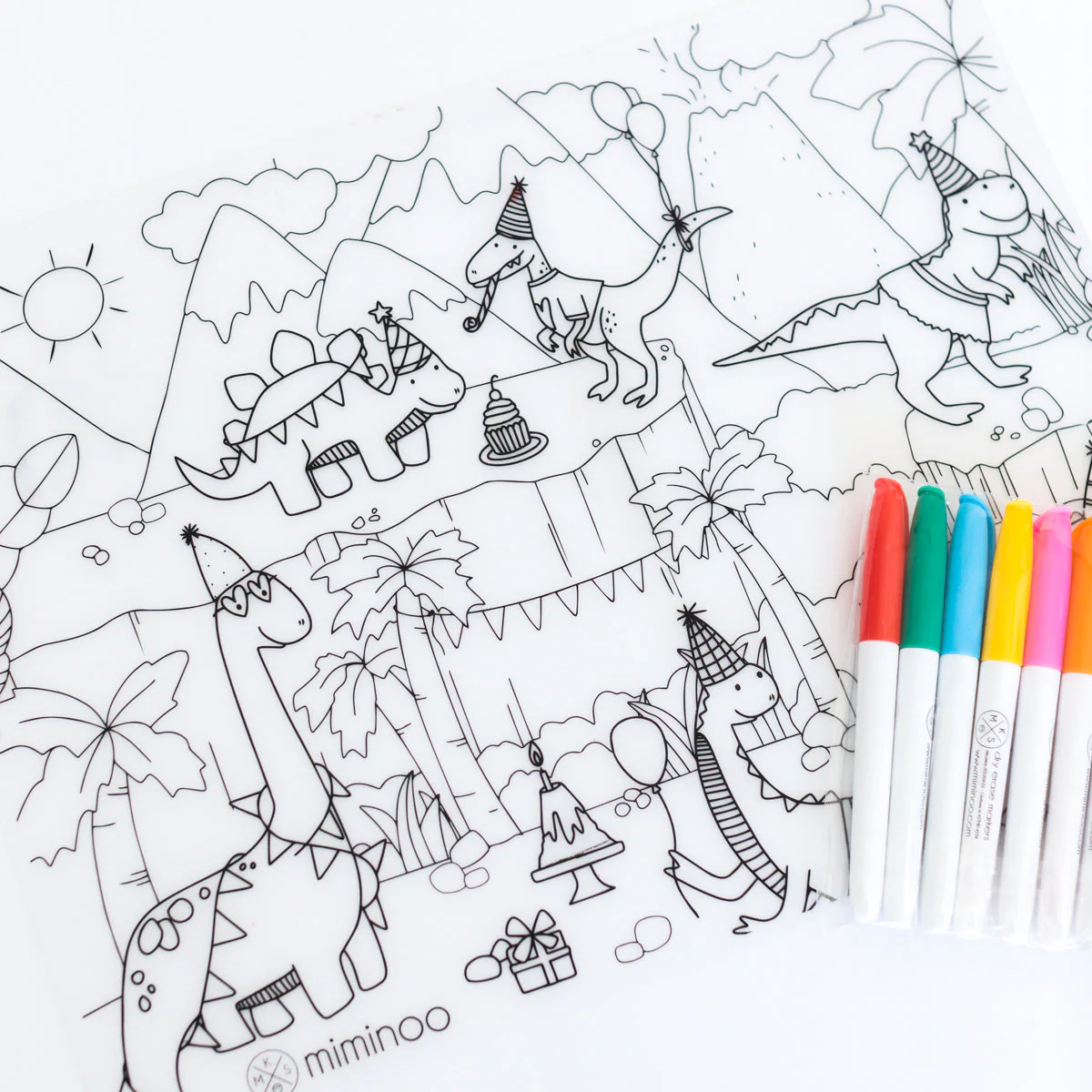 Silicone Reusable Coloring Tablemat by Miminoo - Image 56