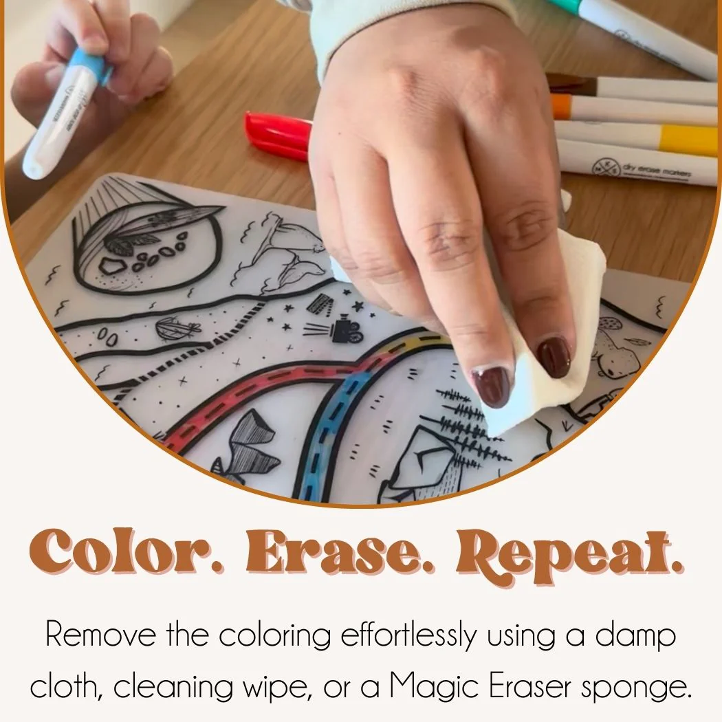 Silicone Reusable Coloring Tablemat by Miminoo - Image 62