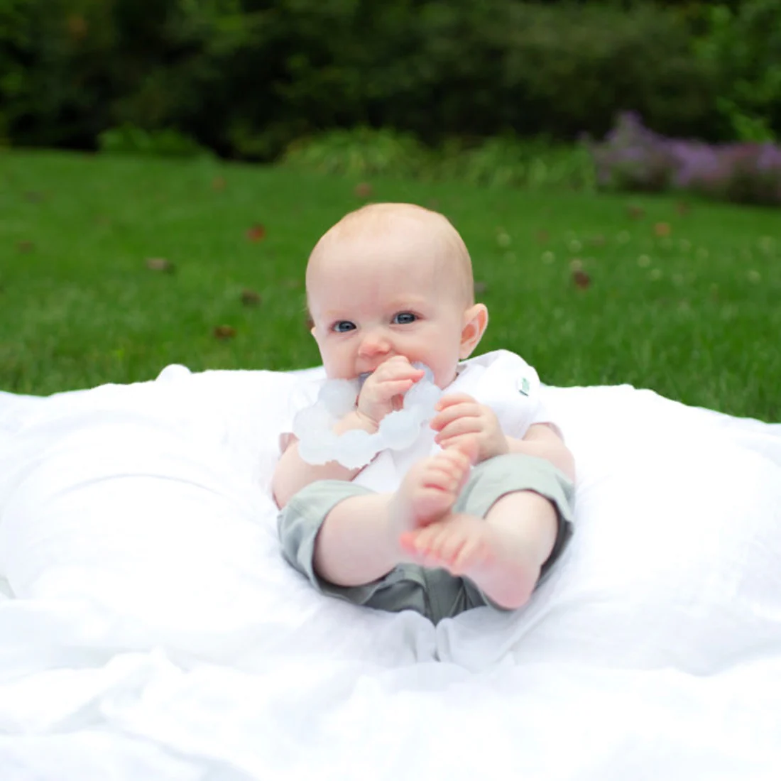 Silicone Ring Teether by Green Sprouts - Image 4