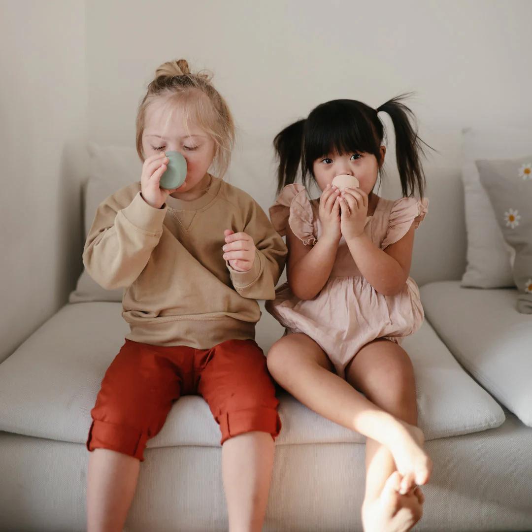 Silicone Starter Cup - Blush by Mushie & Co - Image 2