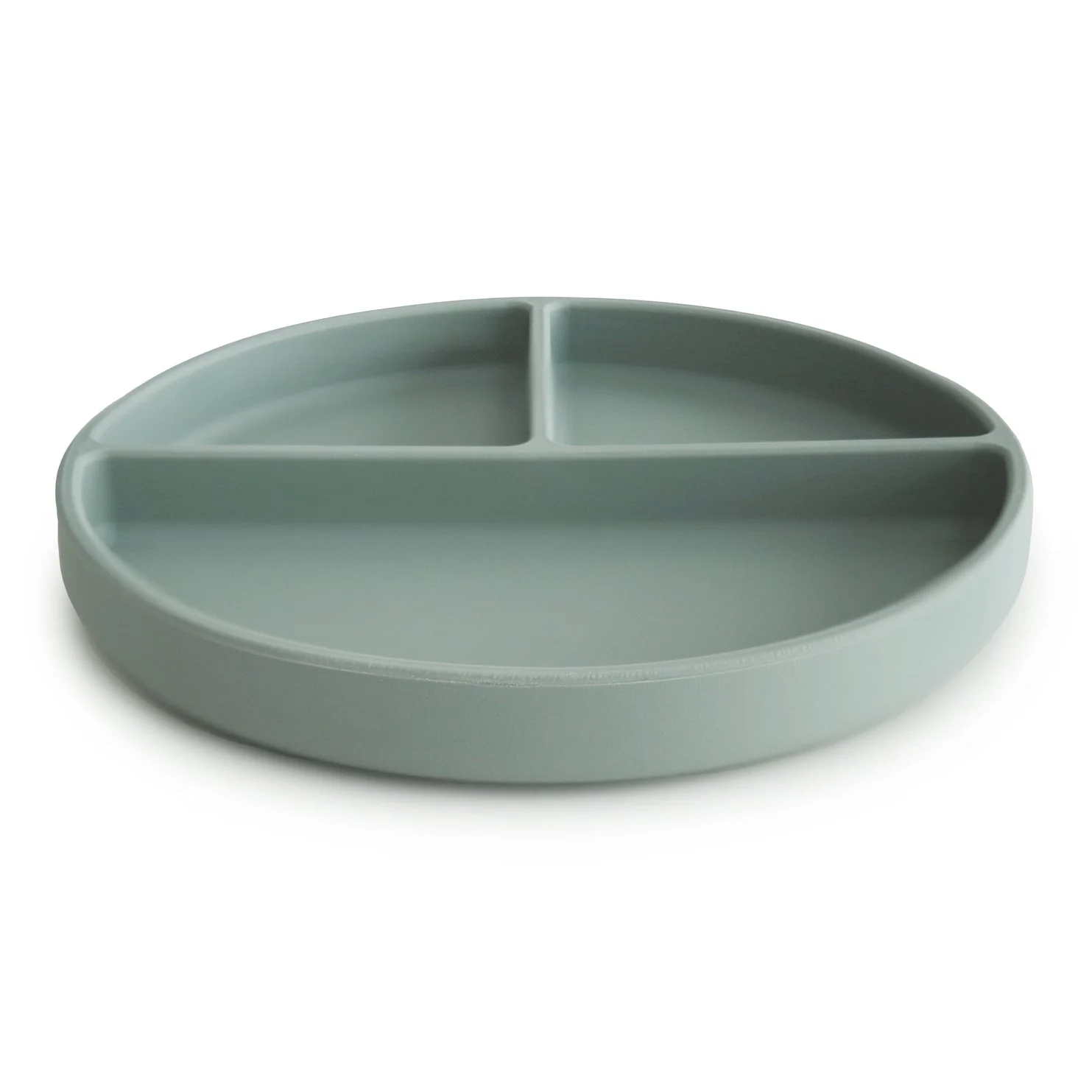 Silicone Suction Plate - Cambridge Blue by Mushie & Co - Image 2