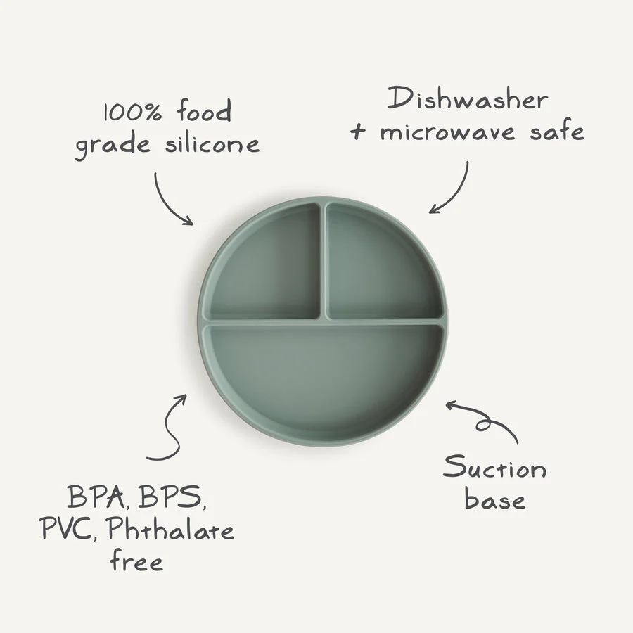 Silicone Suction Plate - Shifting Sand by Mushie & Co - Image 5