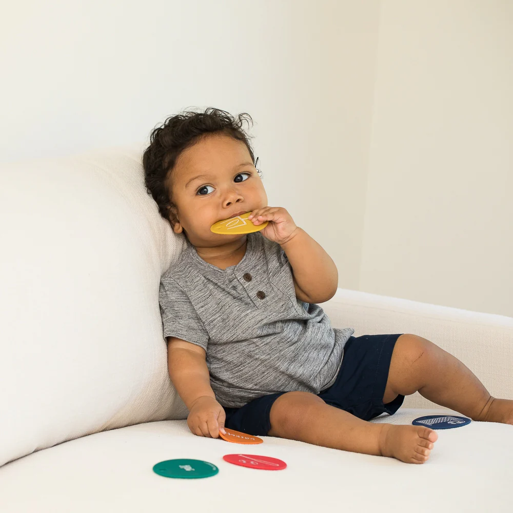 Silicone Teething Flashcards - Play Ball - Image 2