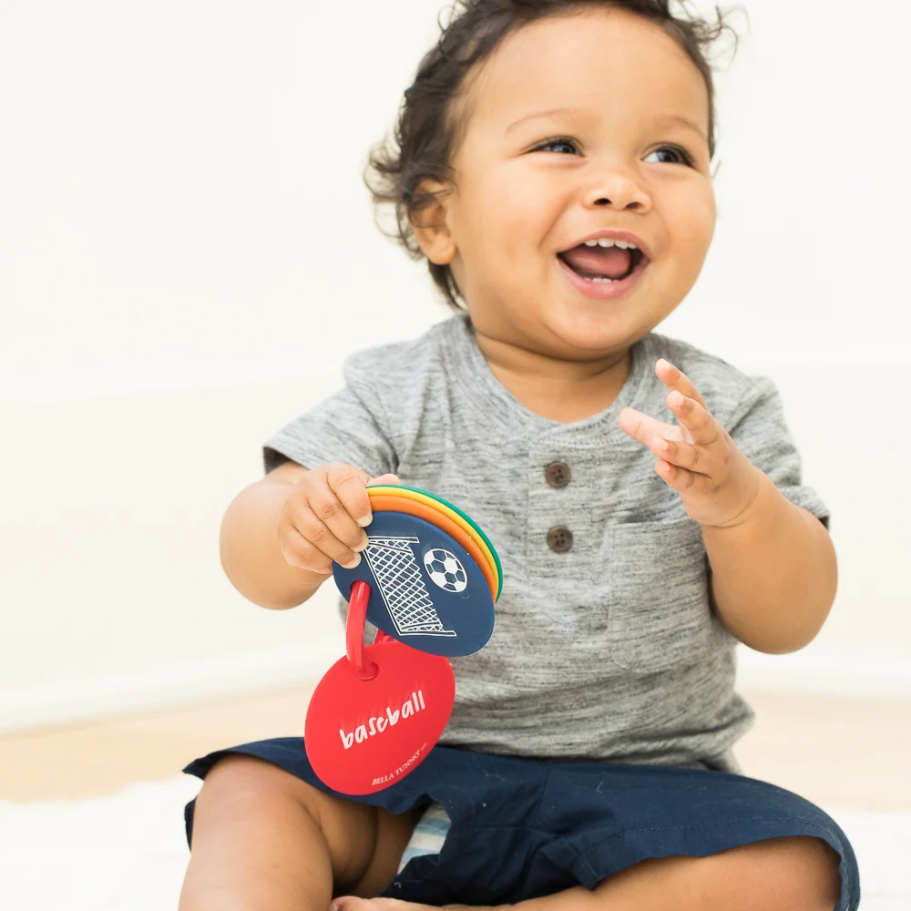 Silicone Teething Flashcards - Play Ball - Image 4