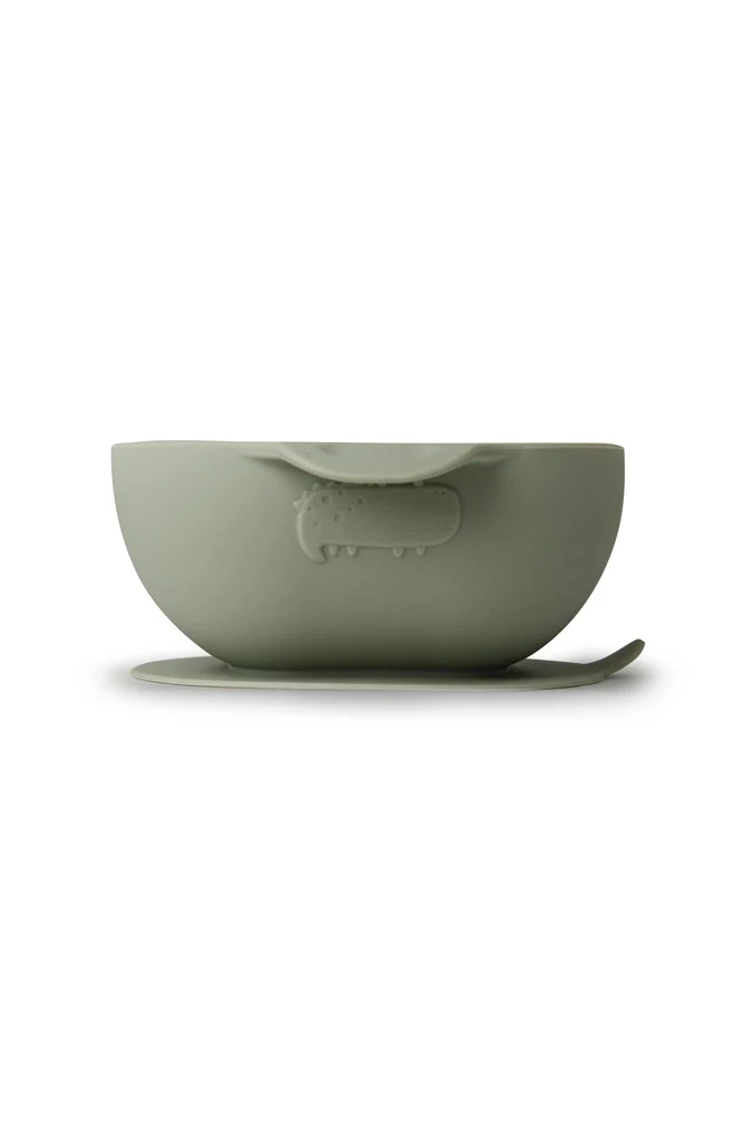 Silicone Snack Bowl - Sage by Loulou Lollipop - Image 8