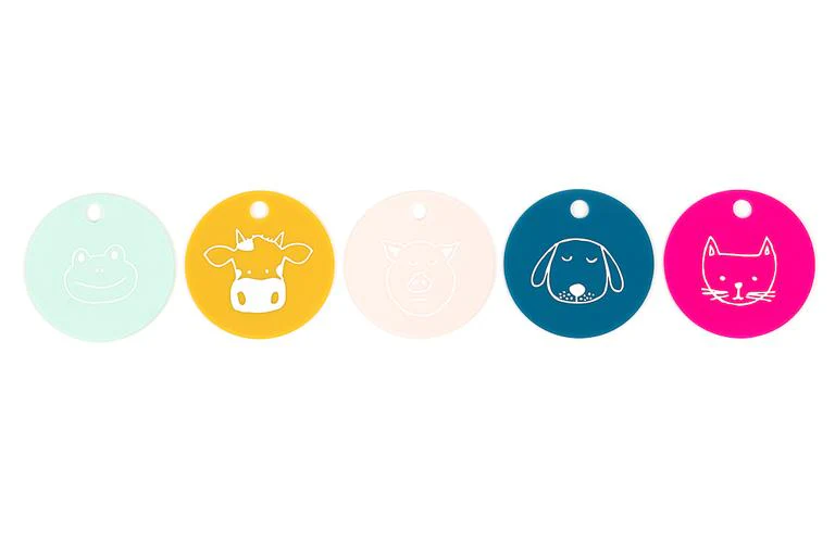 Silicone Teething Flashcards - Party Animals - Image 2