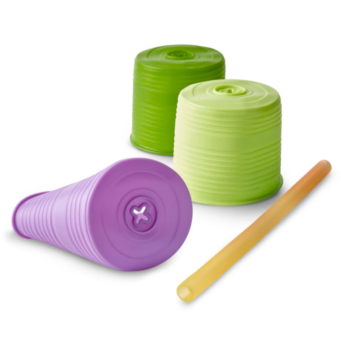 Universal Straw Tops - Lime + Green + Purple by GoSili - Image 2