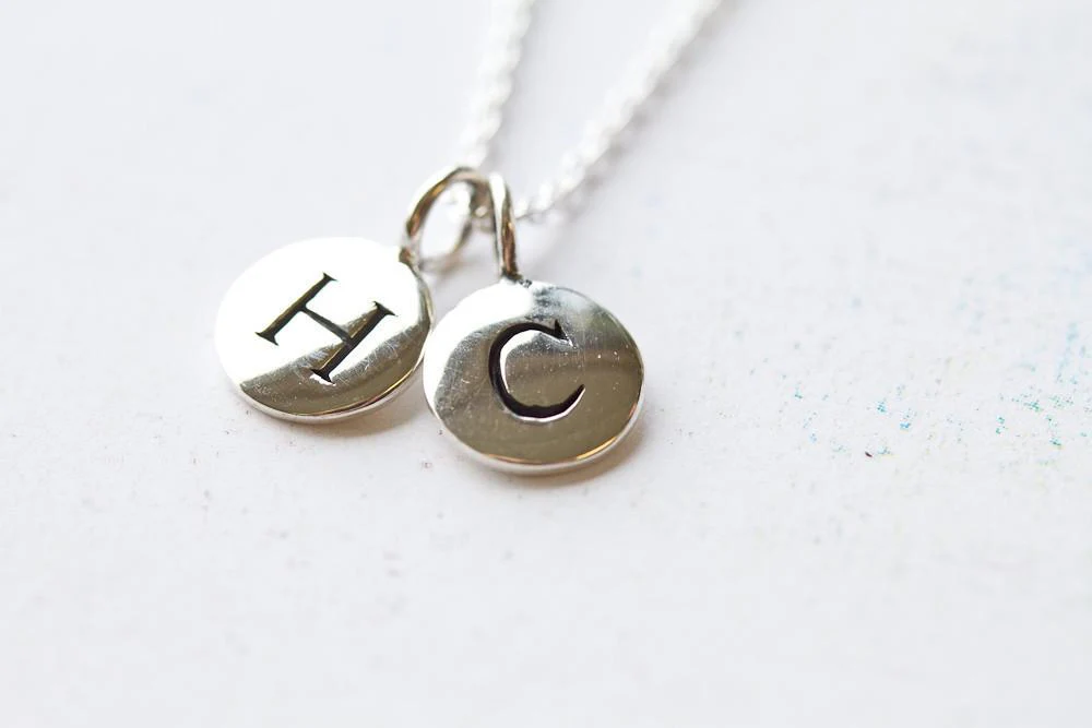 Sterling Silver Initial Pendant Only FINAL SALE - Image 4