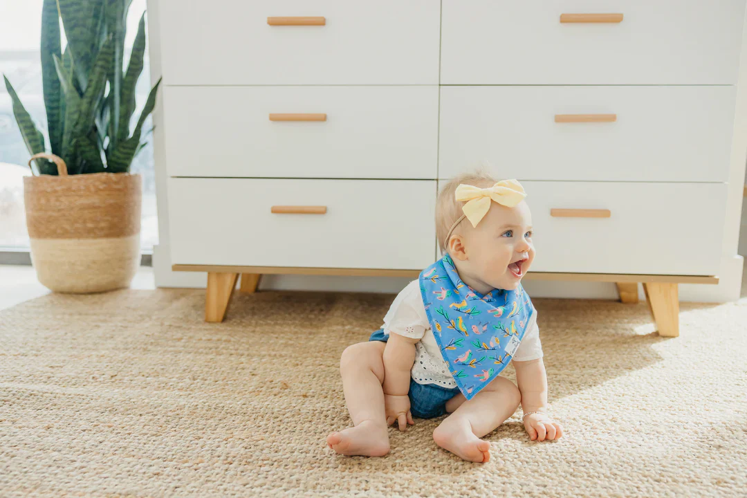 Single Bandana Bib - Birdie by Copper Pearl - Image 2