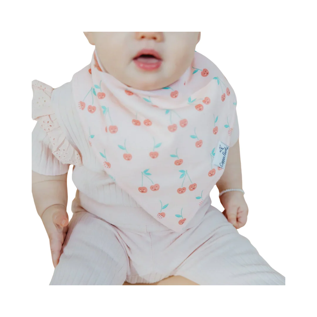 Single Bandana Bib - Cheery by Copper Pearl - Image 5