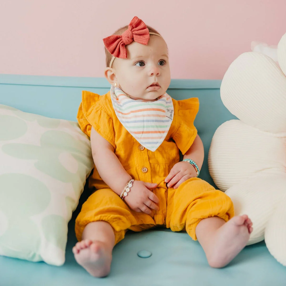 Single Bandana Bib - Cheery by Copper Pearl - Image 9
