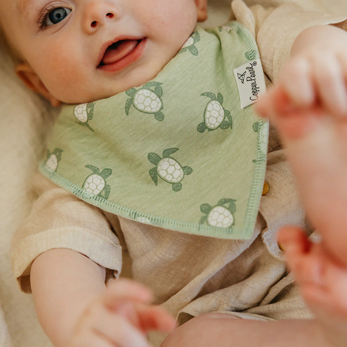 Single Bandana Bib - Cove by Copper Pearl - Image 3
