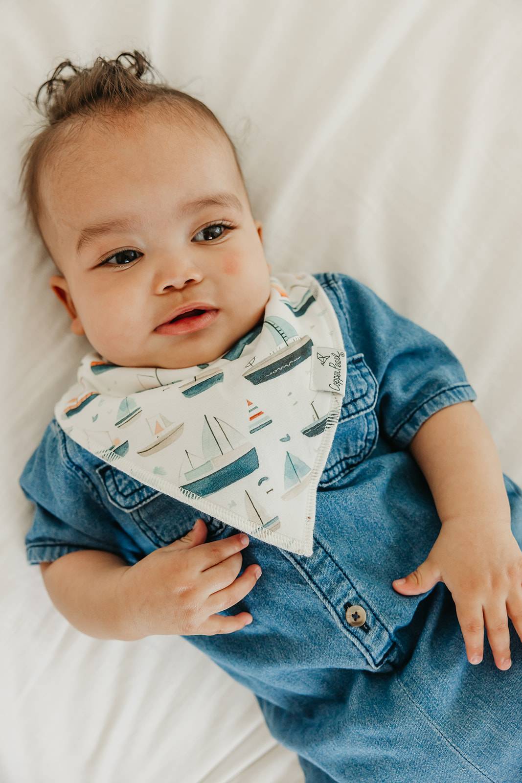 Single Bandana Bib - Fischer by Copper Pearl - Image 2