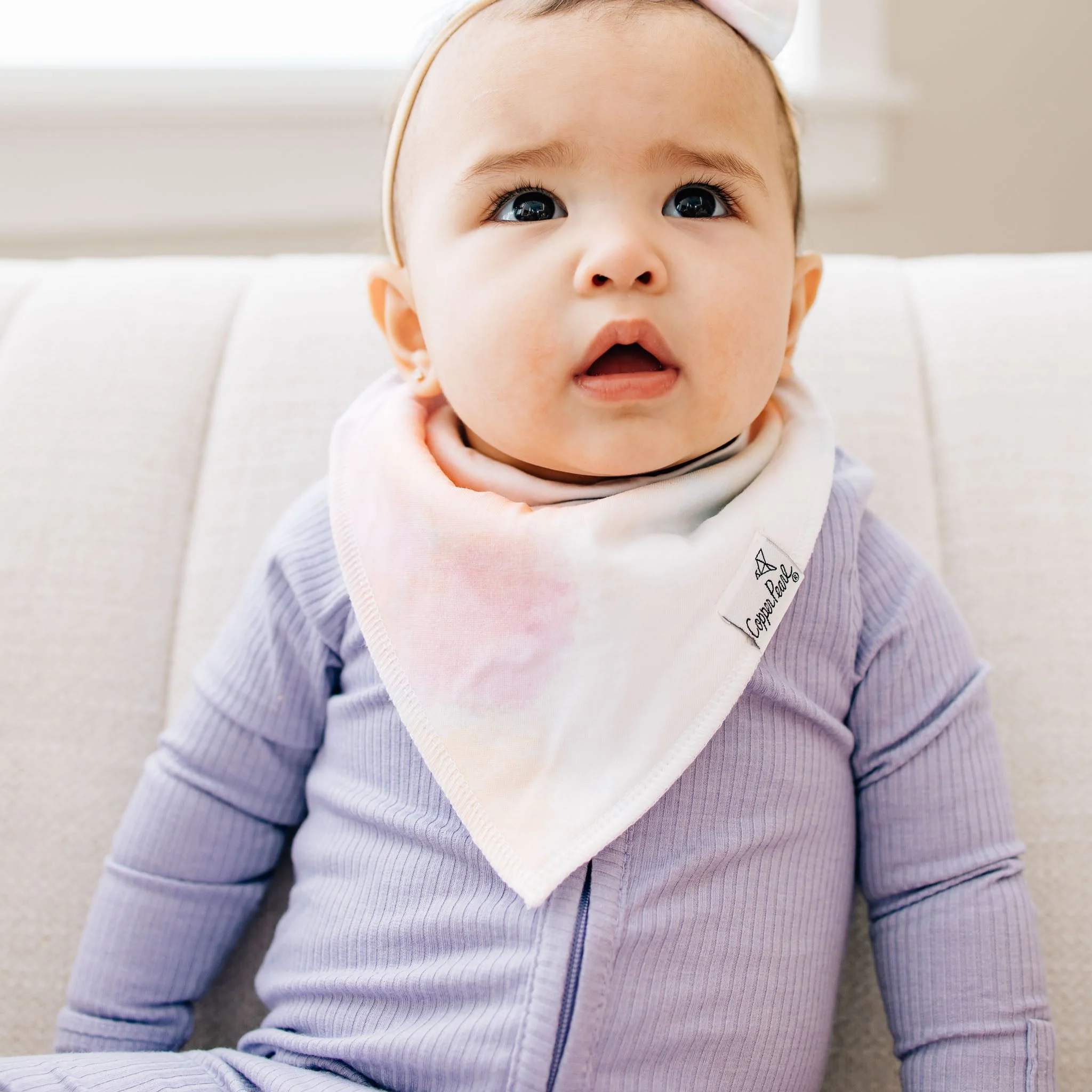 Single Bandana Bib - Flora by Copper Pearl - Image 9