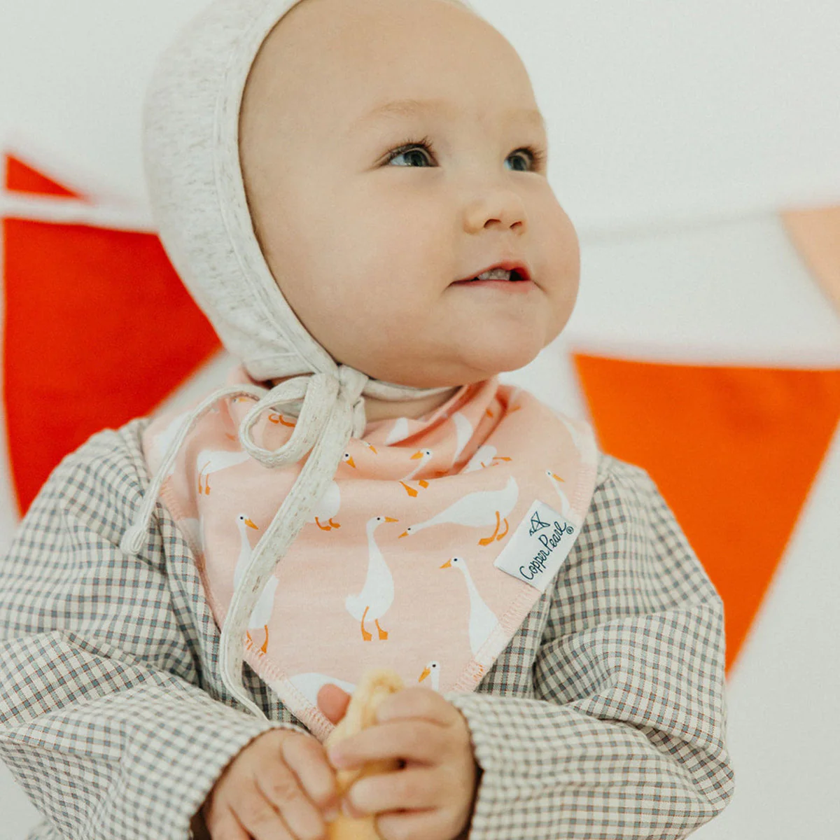 Single Bandana Bib - Goosie by Copper Pearl - Image 2