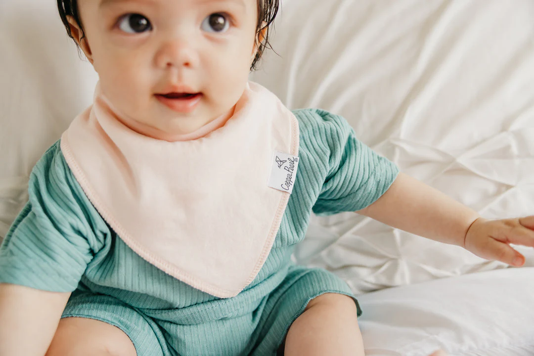 Single Bandana Bib - Lemon by Copper Pearl - Image 5
