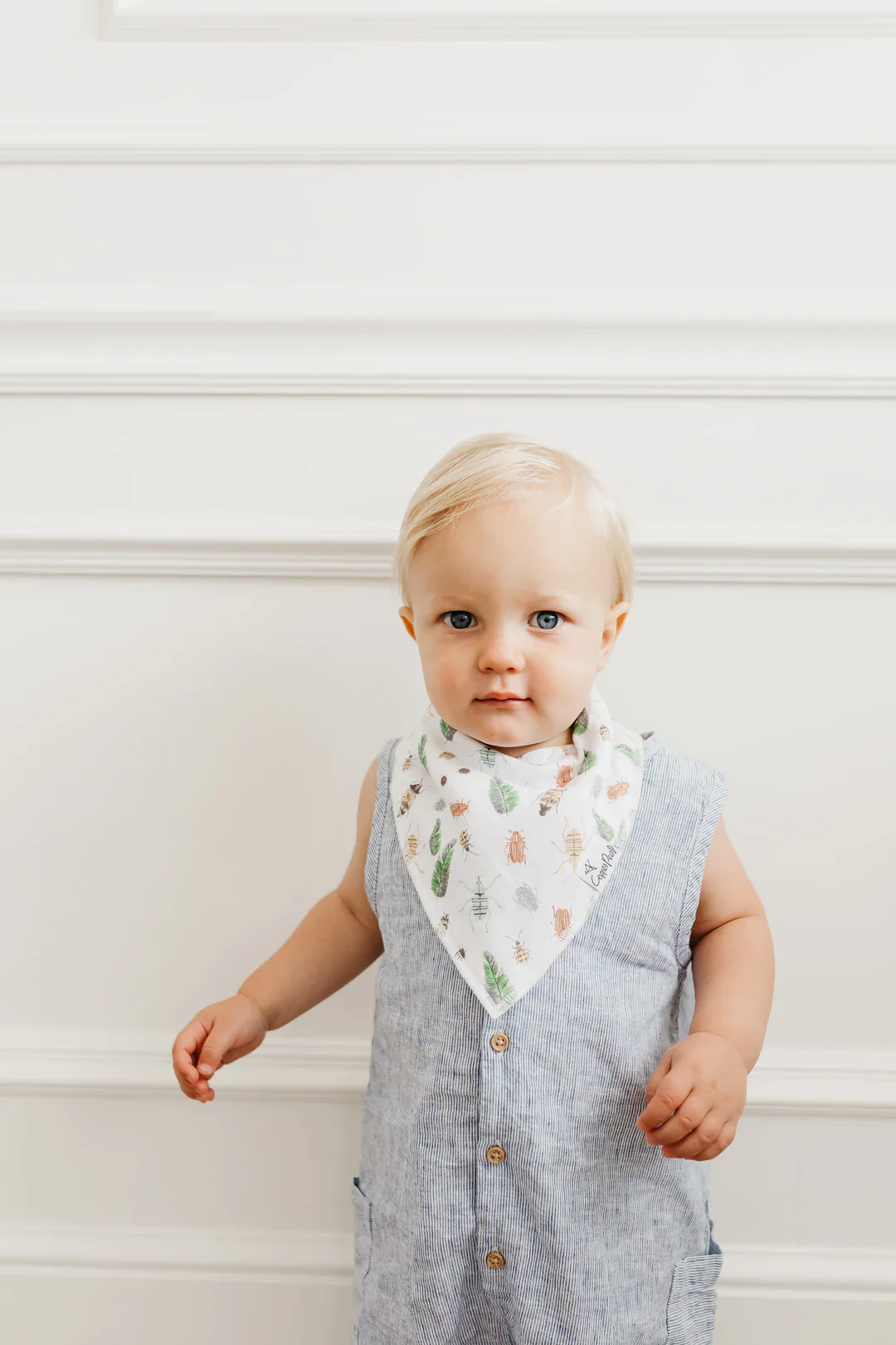 Single Bandana Bib - Peanut by Copper Pearl - Image 4