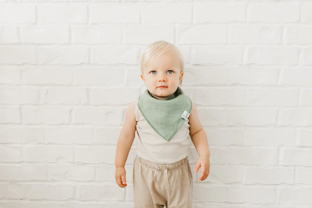 Single Bandana Bib - Peanut by Copper Pearl - Image 5