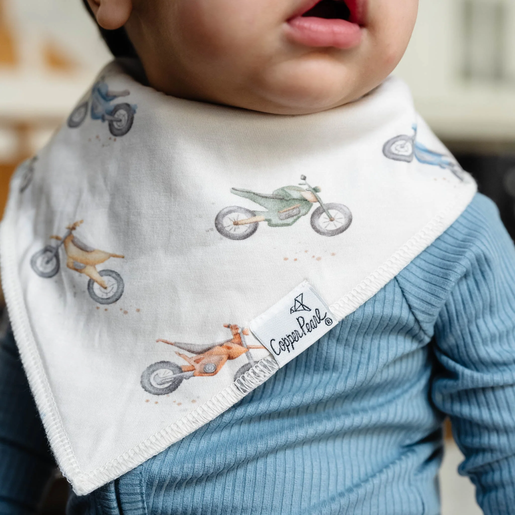 Single Bandana Bib - Ryder by Copper Pearl - Image 2