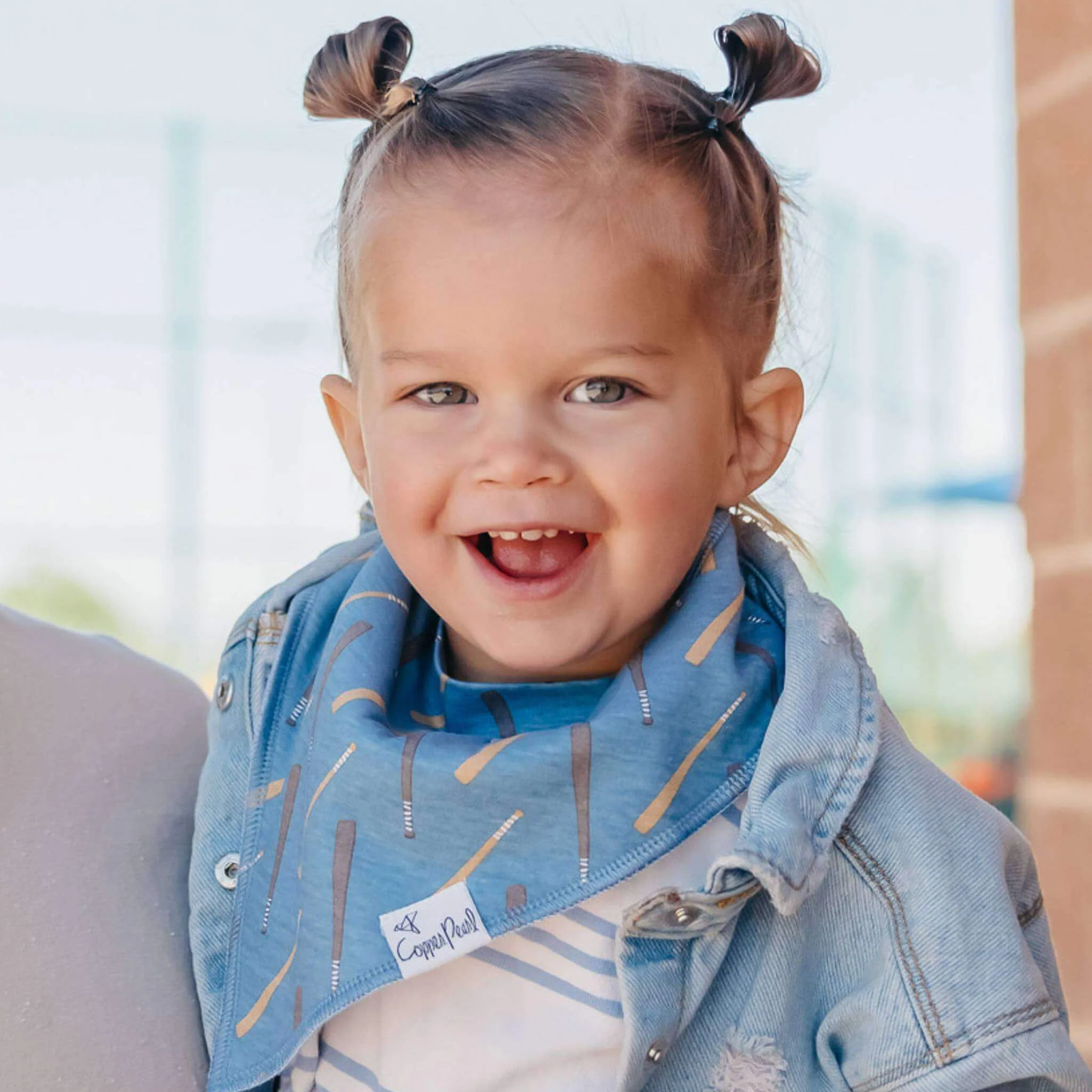 Single Bandana Bib - Slugger by Copper Pearl - Image 4