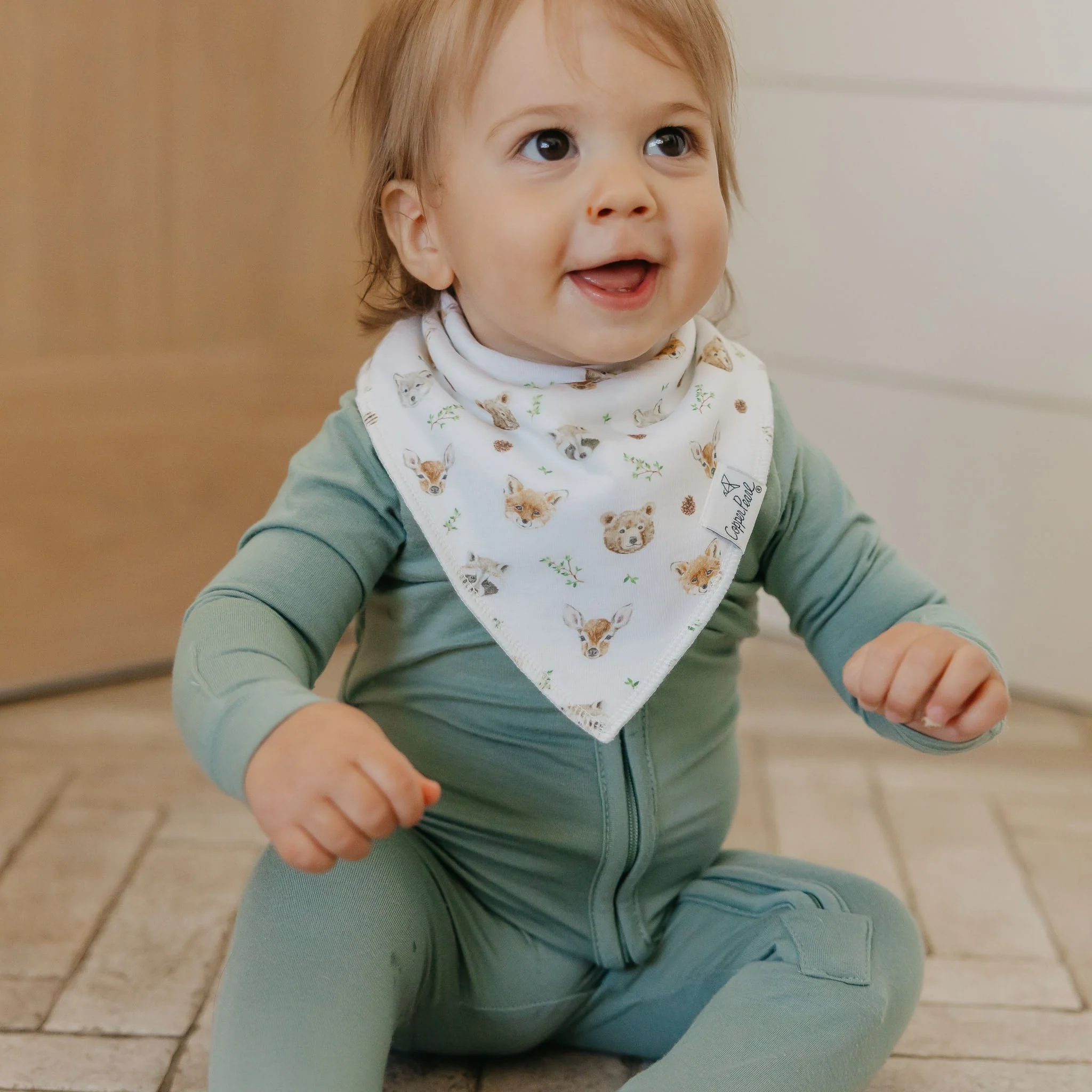 Single Bandana Bib - Wilder by Copper Pearl - Image 2