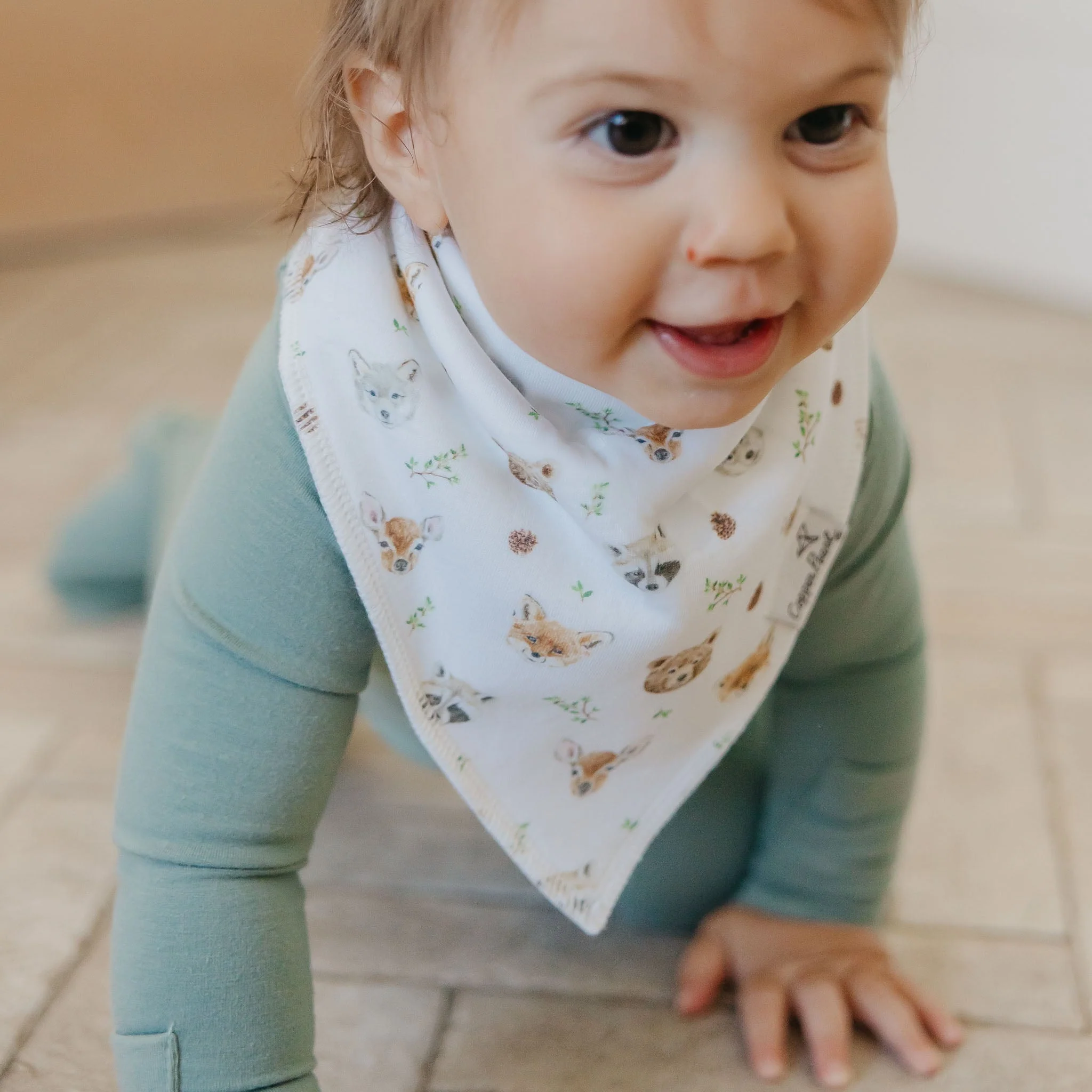 Single Bandana Bib - Wilder by Copper Pearl - Image 3