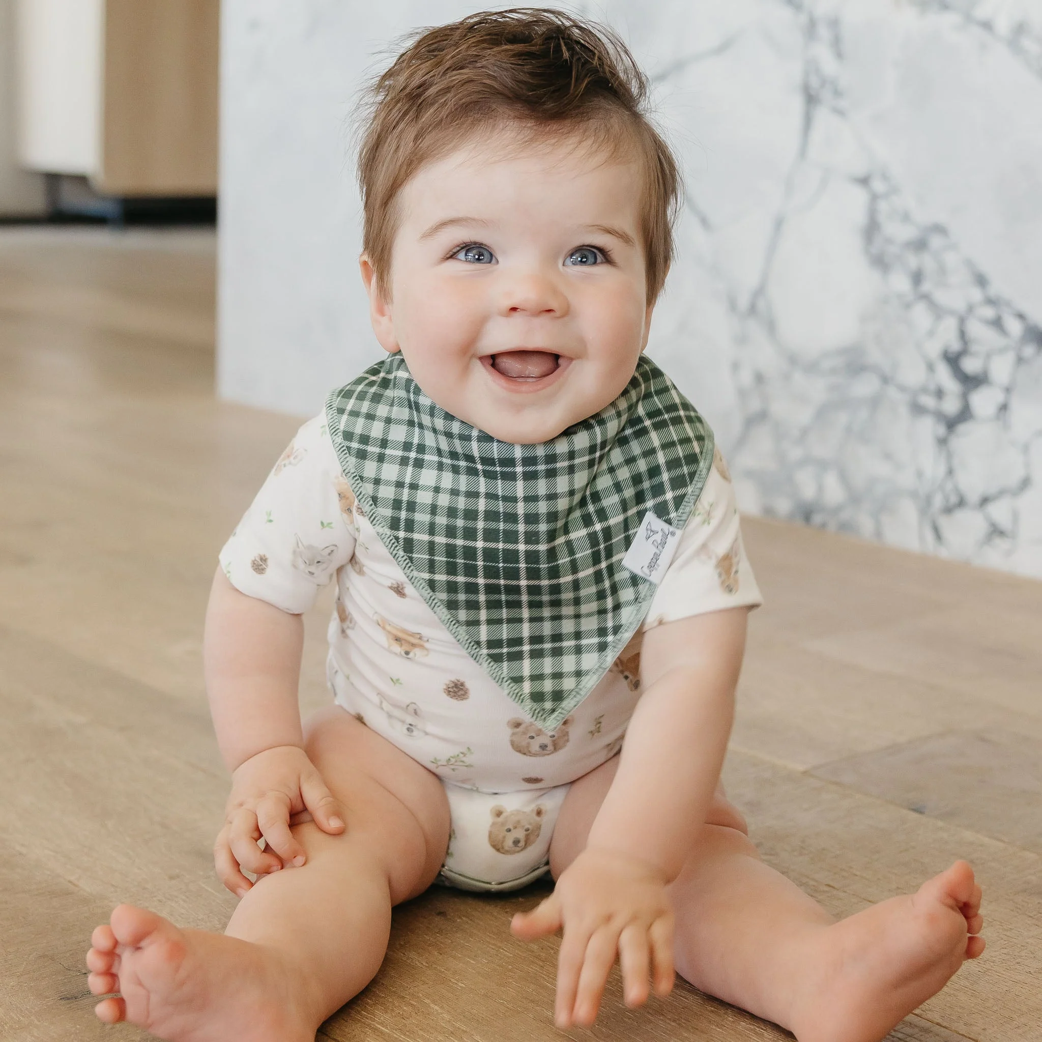 Single Bandana Bib - Wilder by Copper Pearl - Image 4