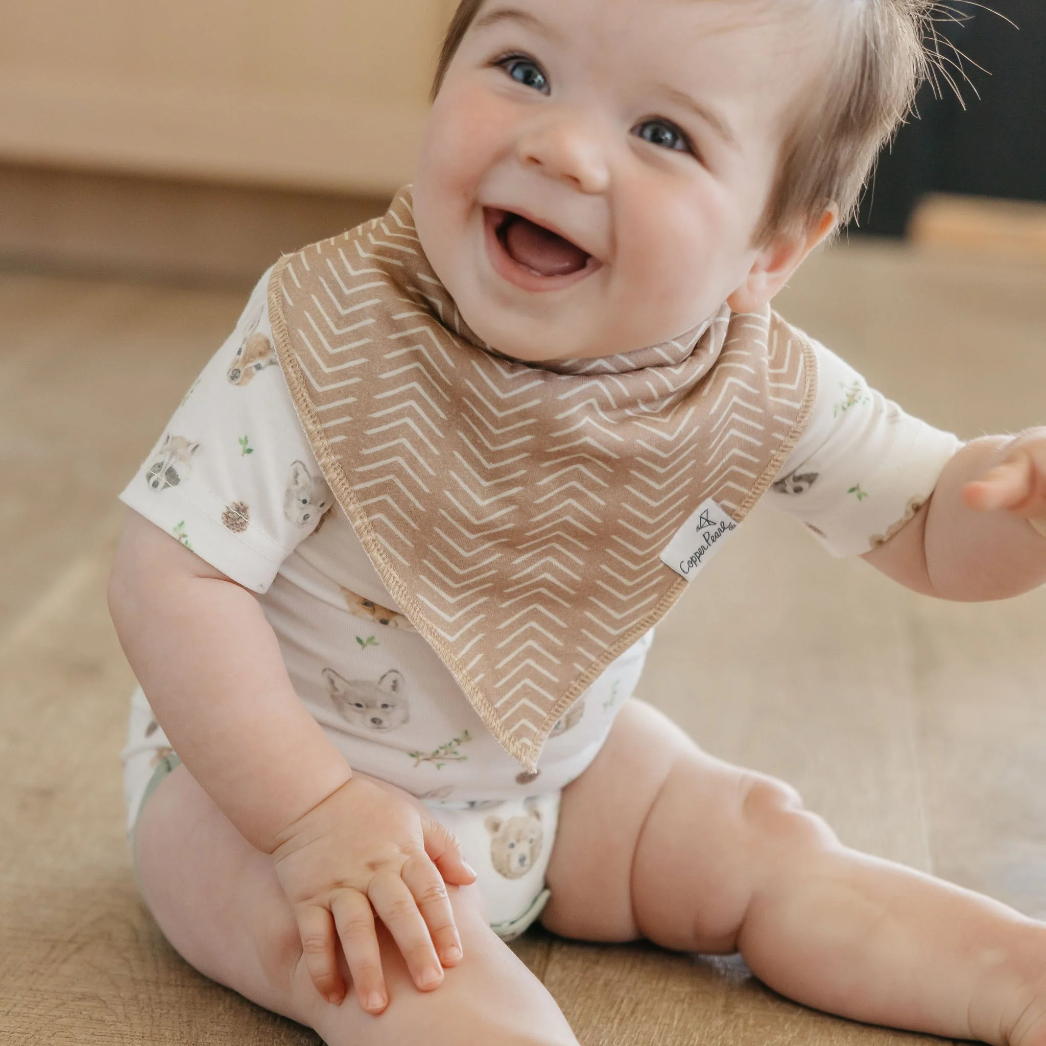 Single Bandana Bib - Wilder by Copper Pearl - Image 6