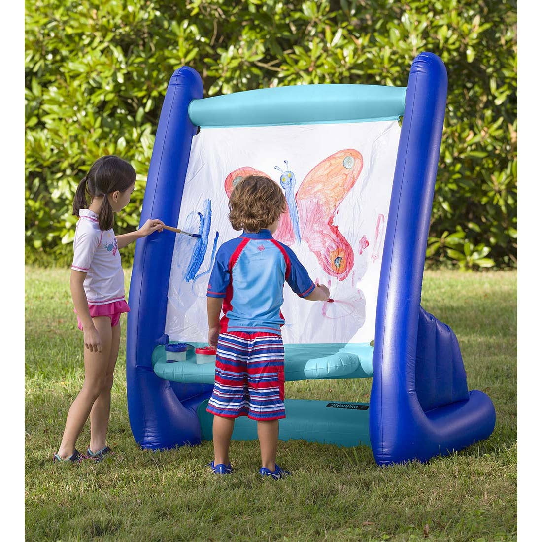 Single Sided Indoor & Outdoor Inflatable Easel by HearthSong - Image 2