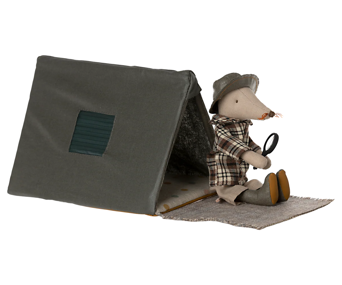 Happy Camper Single Tent, Mouse by Maileg - Image 2