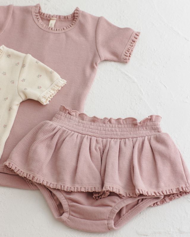 Skirted Bloomer - Mauve by Quincy Mae - Image 2