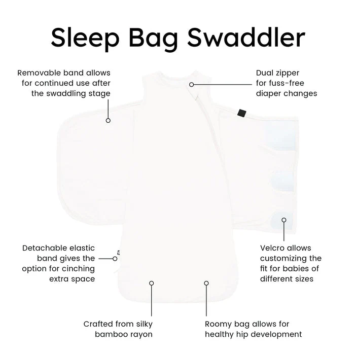 Sleep Bag Swaddler 1.0 Tog - Cloud by Kyte Baby - Image 8