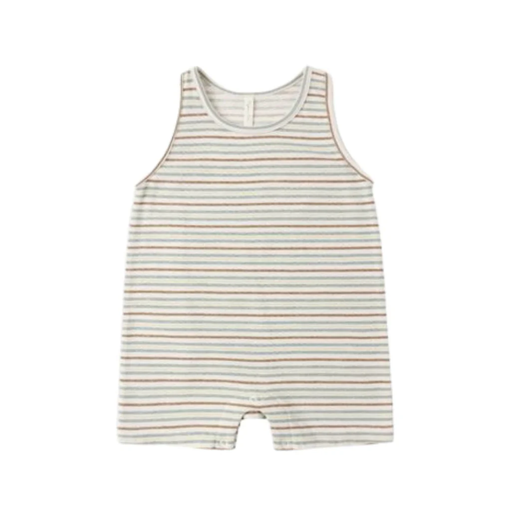 Sleeveless One-Piece - Vintage Stripe by Rylee + Cru