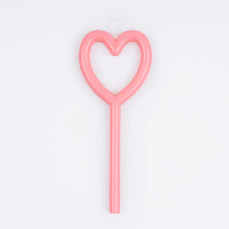 Slim Heart Candle by Meri Meri - Image 2