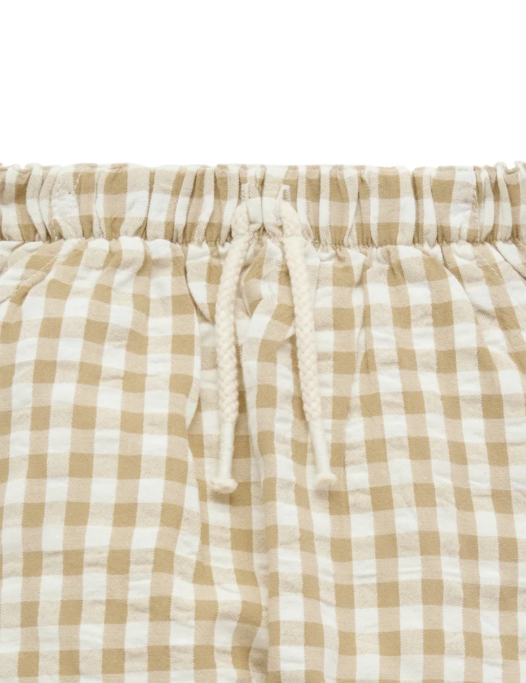 Slouchy Pants - Burrito Gingham by Purebaby - Image 4
