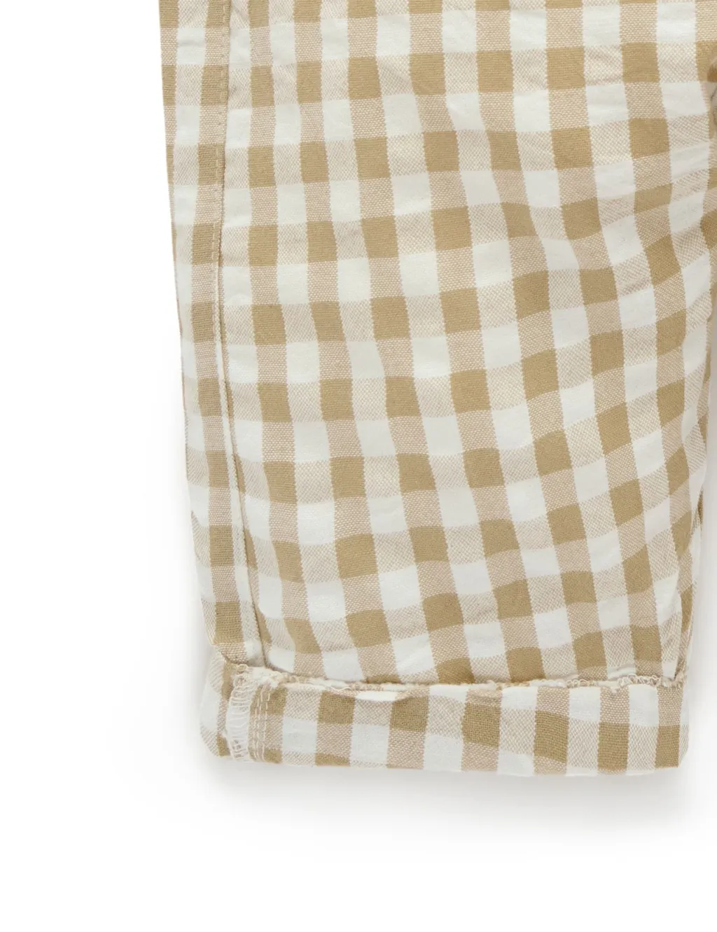 Slouchy Pants - Burrito Gingham by Purebaby - Image 5
