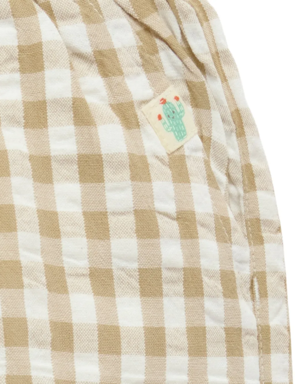 Slouchy Pants - Burrito Gingham by Purebaby - Image 6